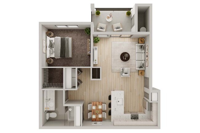 St. Helens - Top / Bottom Middle Units 35-102 - ADA floor plan